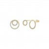 Pendientes Oro Timeless Double Circle