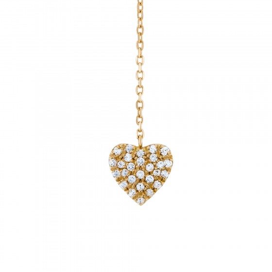 Gold Timeless Two Hearts Necklace