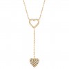 Gold Timeless Two Hearts Necklace