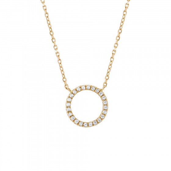 Colar Ouro Trendy Circle