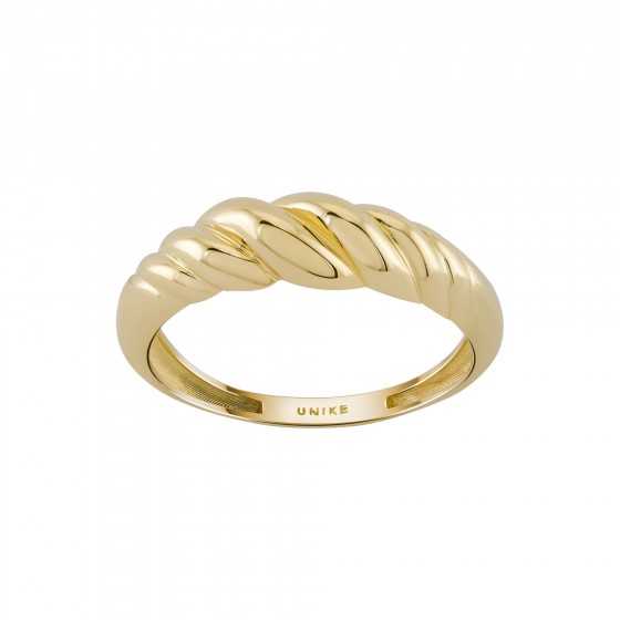 Gold Timeless Twisted Ring