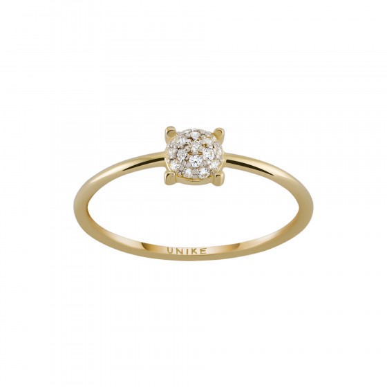 Gold Timeless Round Solitaire Ring