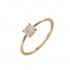 Anillo Oro Timeless Round Solitaire