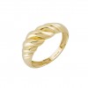 Anel Ouro Timeless Twisted Thick