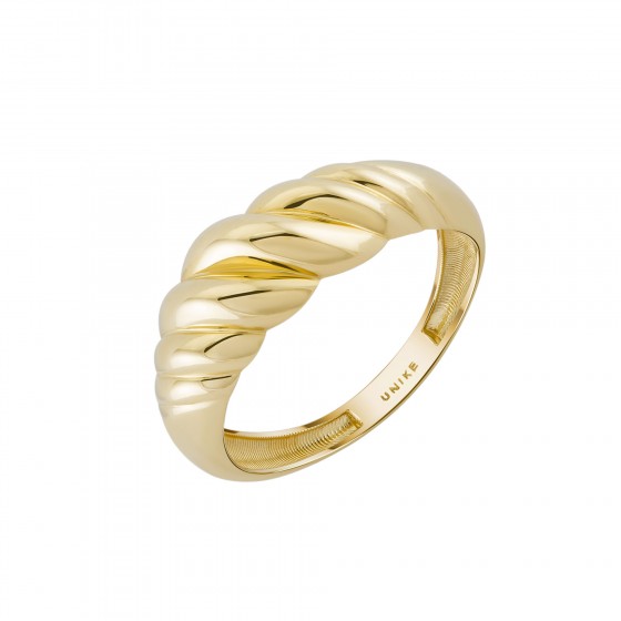 Anel Ouro Timeless Twisted Thick