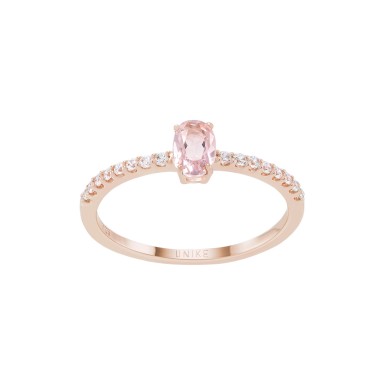 Anel Love in Rose Solitaire