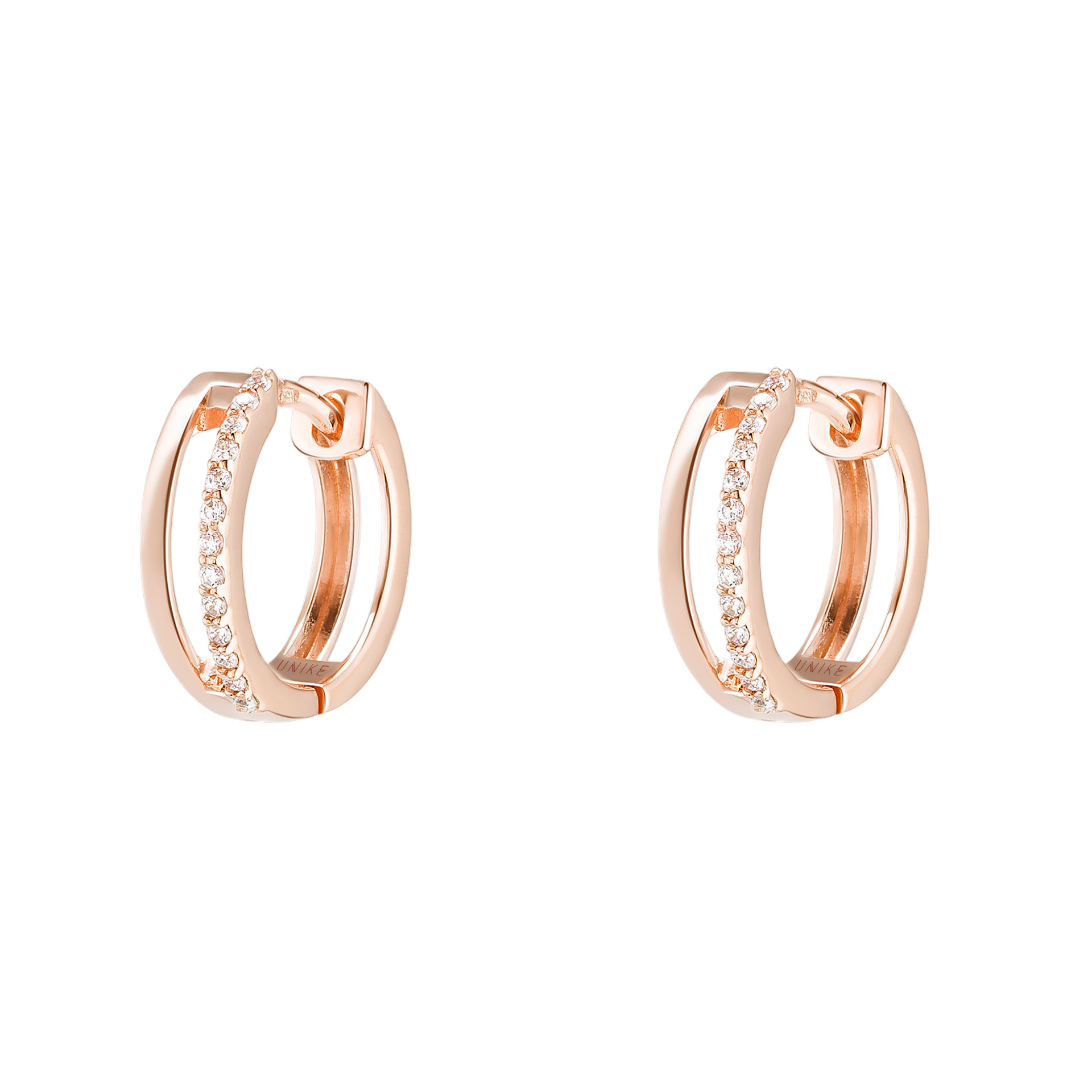 Love in Rose Shinny Hoops