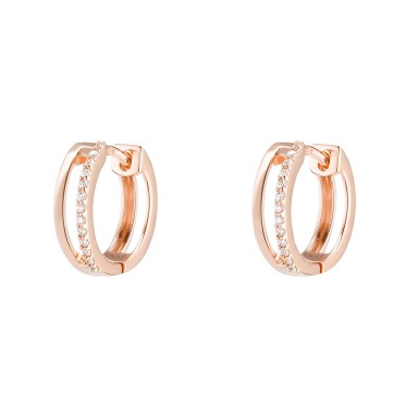 Love in Rose Shinny Hoops