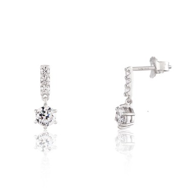 Classy Small Solitaire Earrings