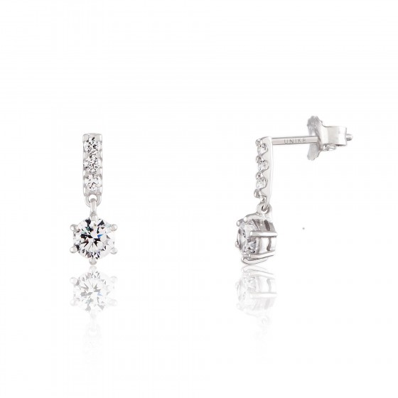 Classy Small Solitaire Earrings