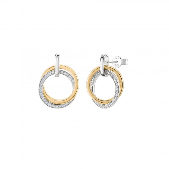 Pendientes Classy Golden & Silver