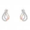 Love in Rose Infinity Earrings