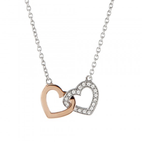 Love in Rose Heart Necklace