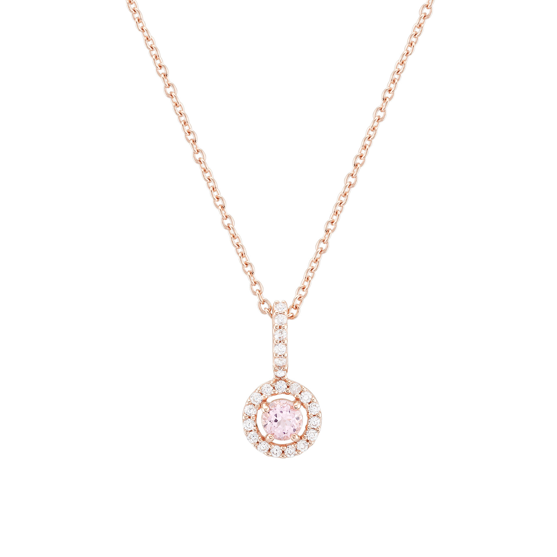 Colar Love in Rose Solitaire