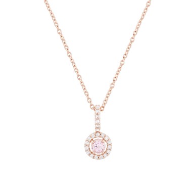 Love in Rose Solitaire Necklace