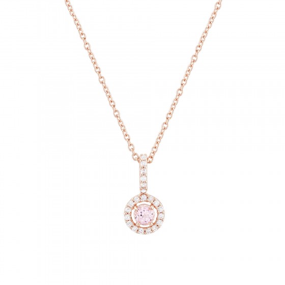 Love in Rose Solitaire Necklace