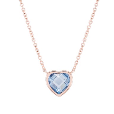 Collar Blue Heart