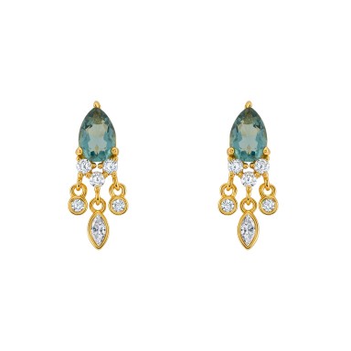 Fun London Blue Earrings