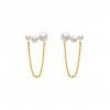 Fun Pearls and Chain Earrings