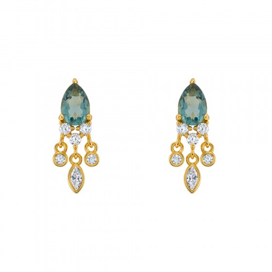 Fun London Blue Earrings