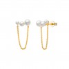 Pendientes Fun Pearls and Chain