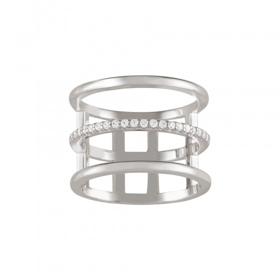 Glow Triple Wire Ring