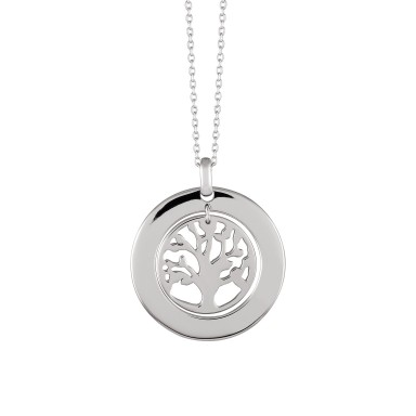 Collar Classy Tree of Life Silver