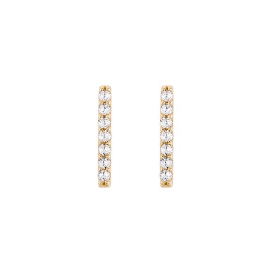 Gold Trendy Line Earrings