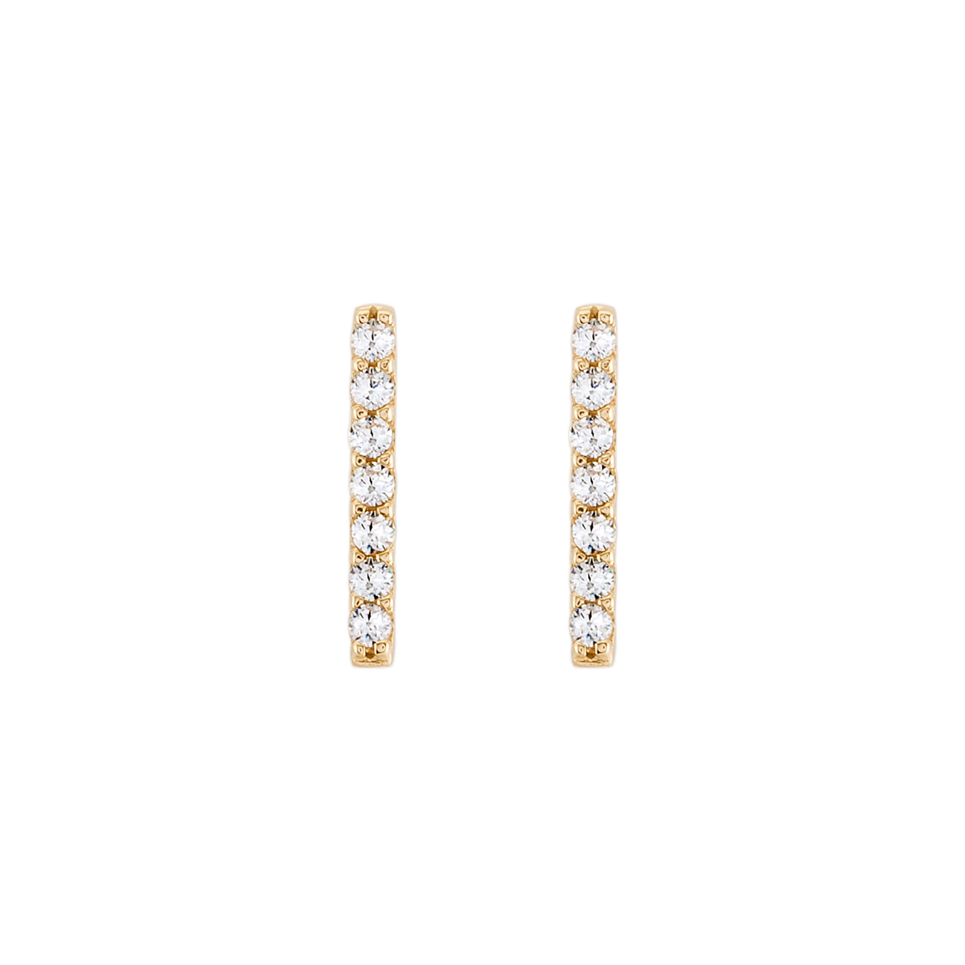 Gold Trendy Line Earrings