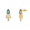 Fun Blue Stone Earrings