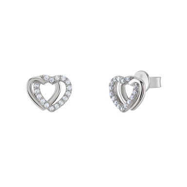 Pendientes Christmas Edition Double Heart