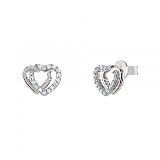 Pendientes Christmas Edition Double Heart