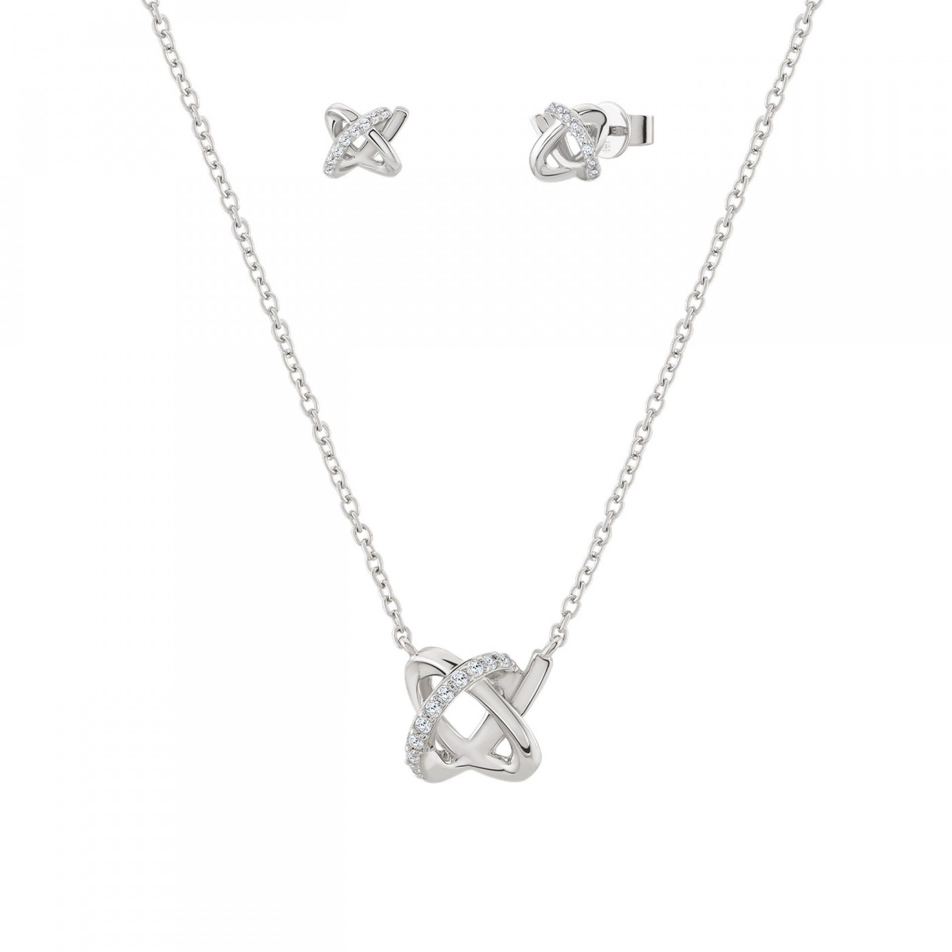 Conjunto Classy Knot Silver