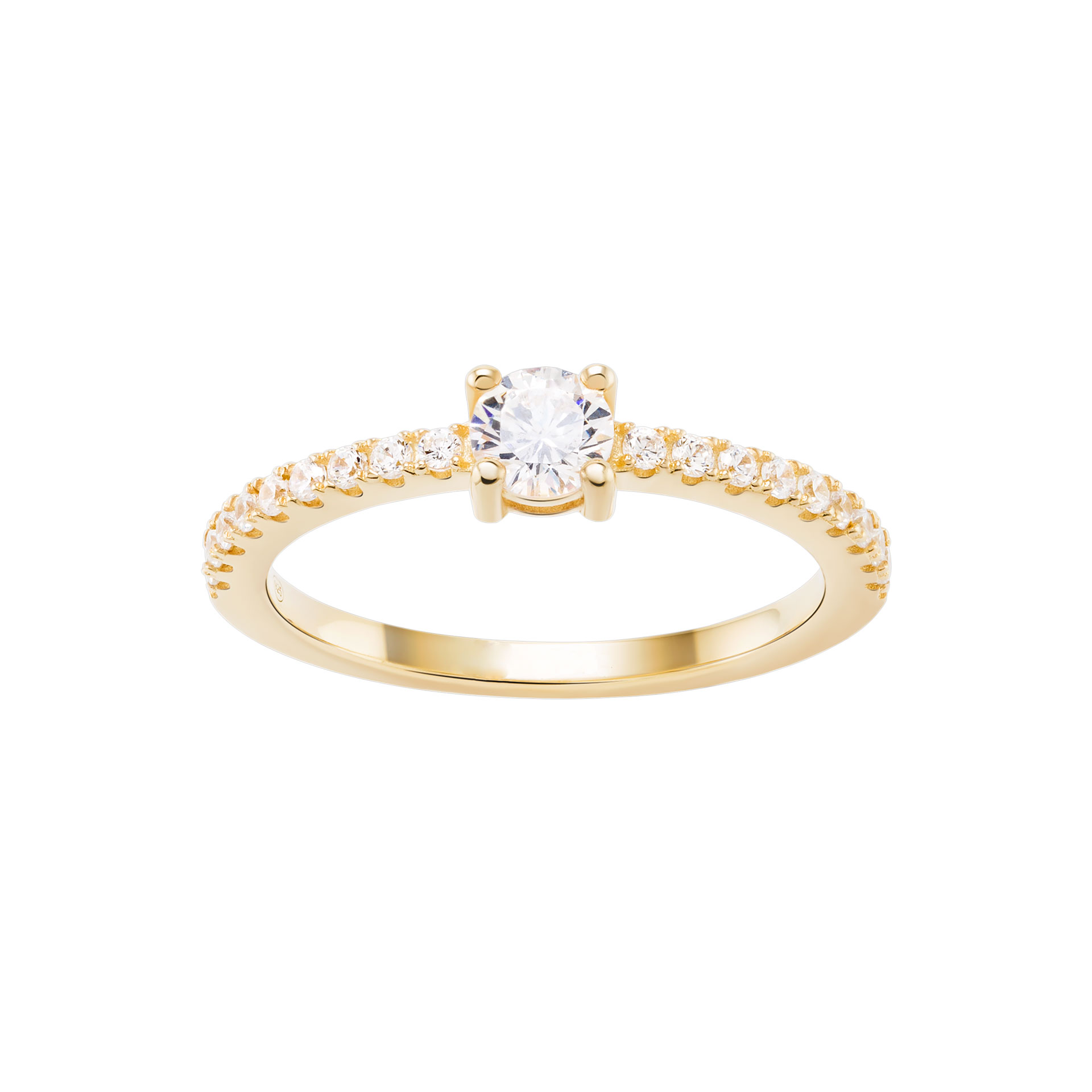 Classy Solitaire Golden Ring