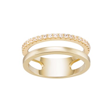 Classy Double Golden Ring