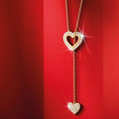 Colar Classy Heart Y Golden