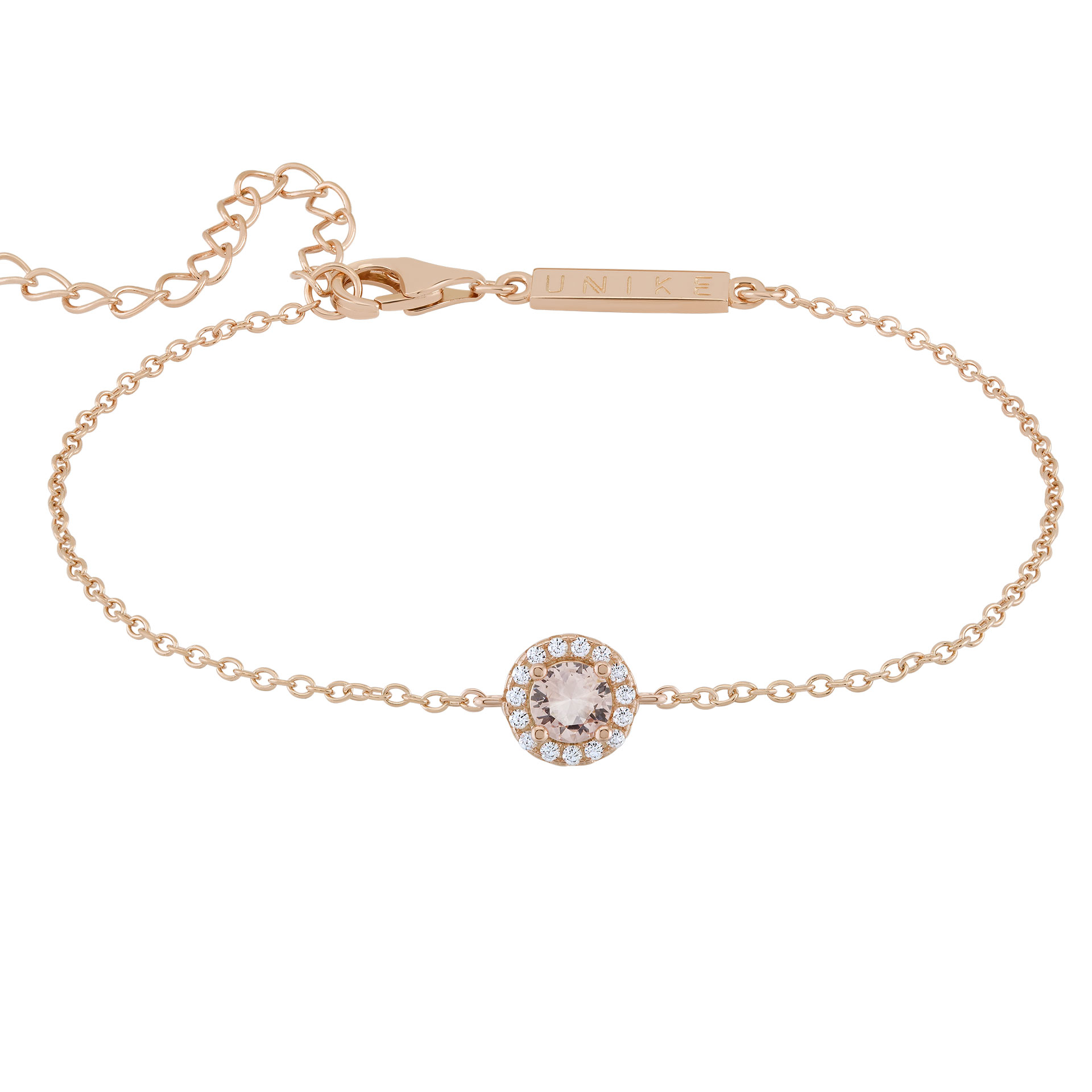 Pulseira Love in Rose Solitaire Pink