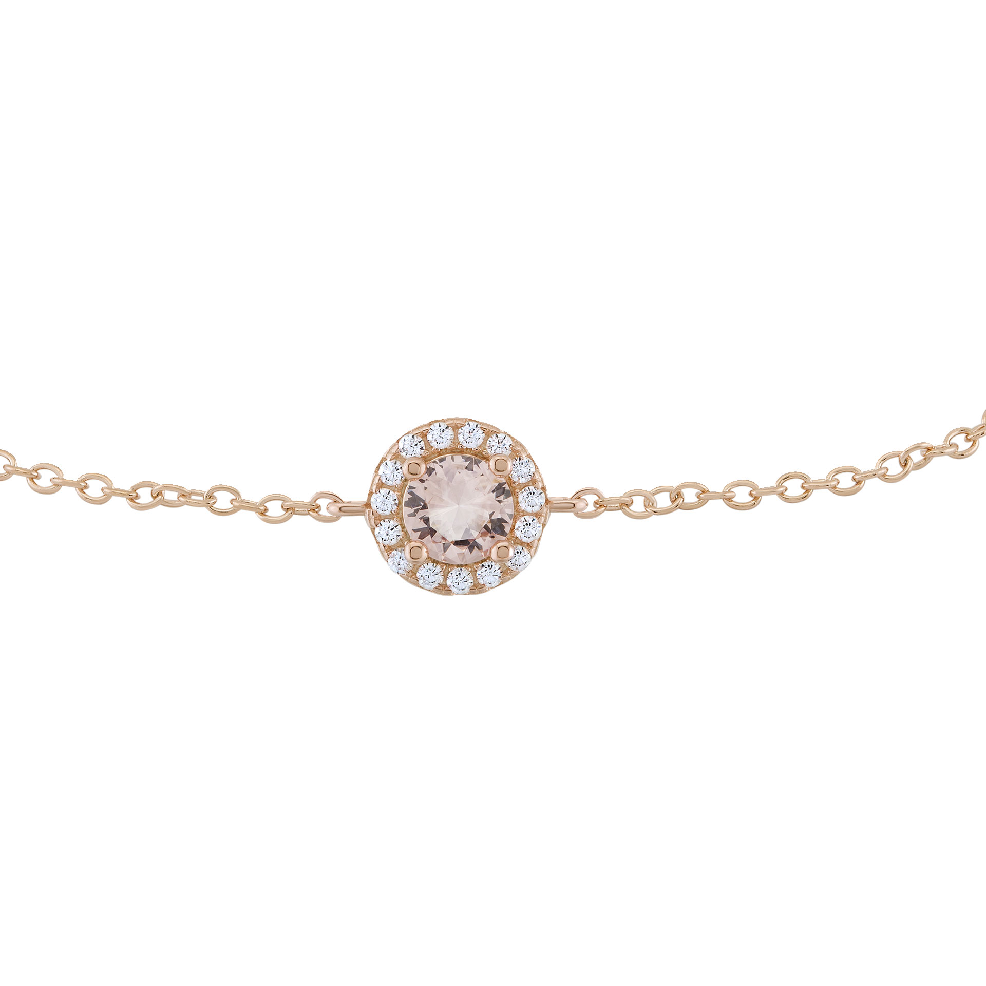 Pulseira Love in Rose Solitaire Pink