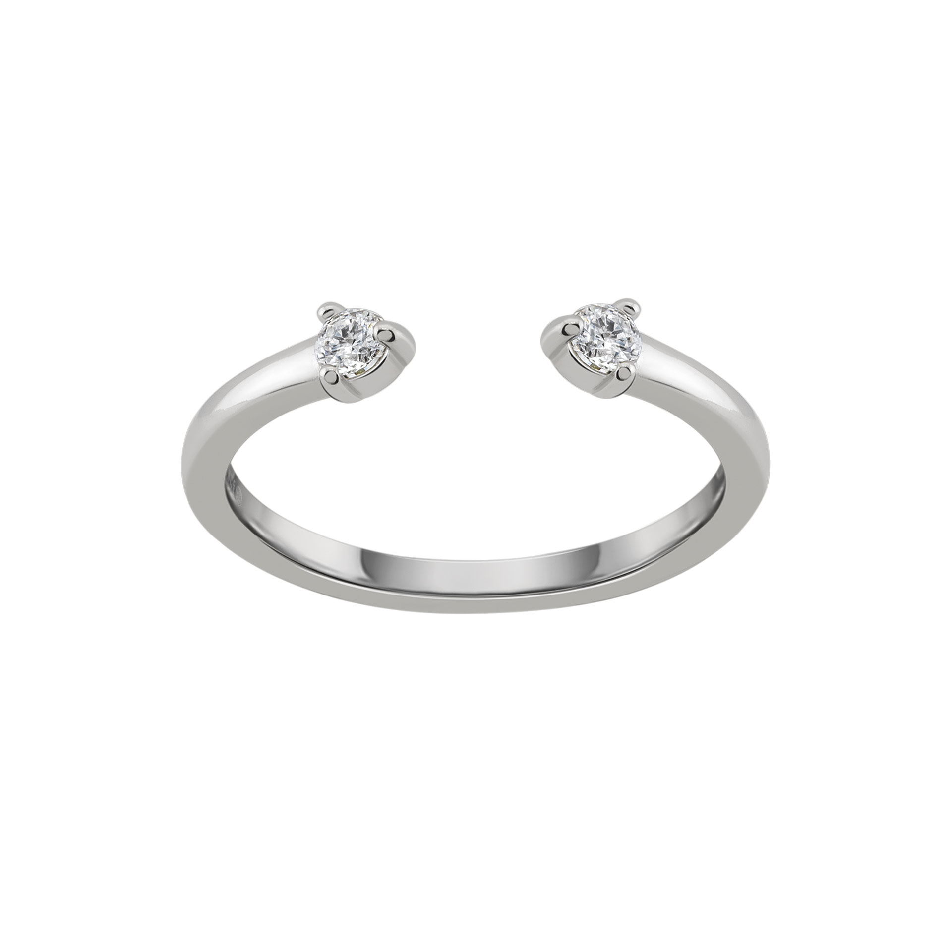 Anillo Classy Open Solitaire