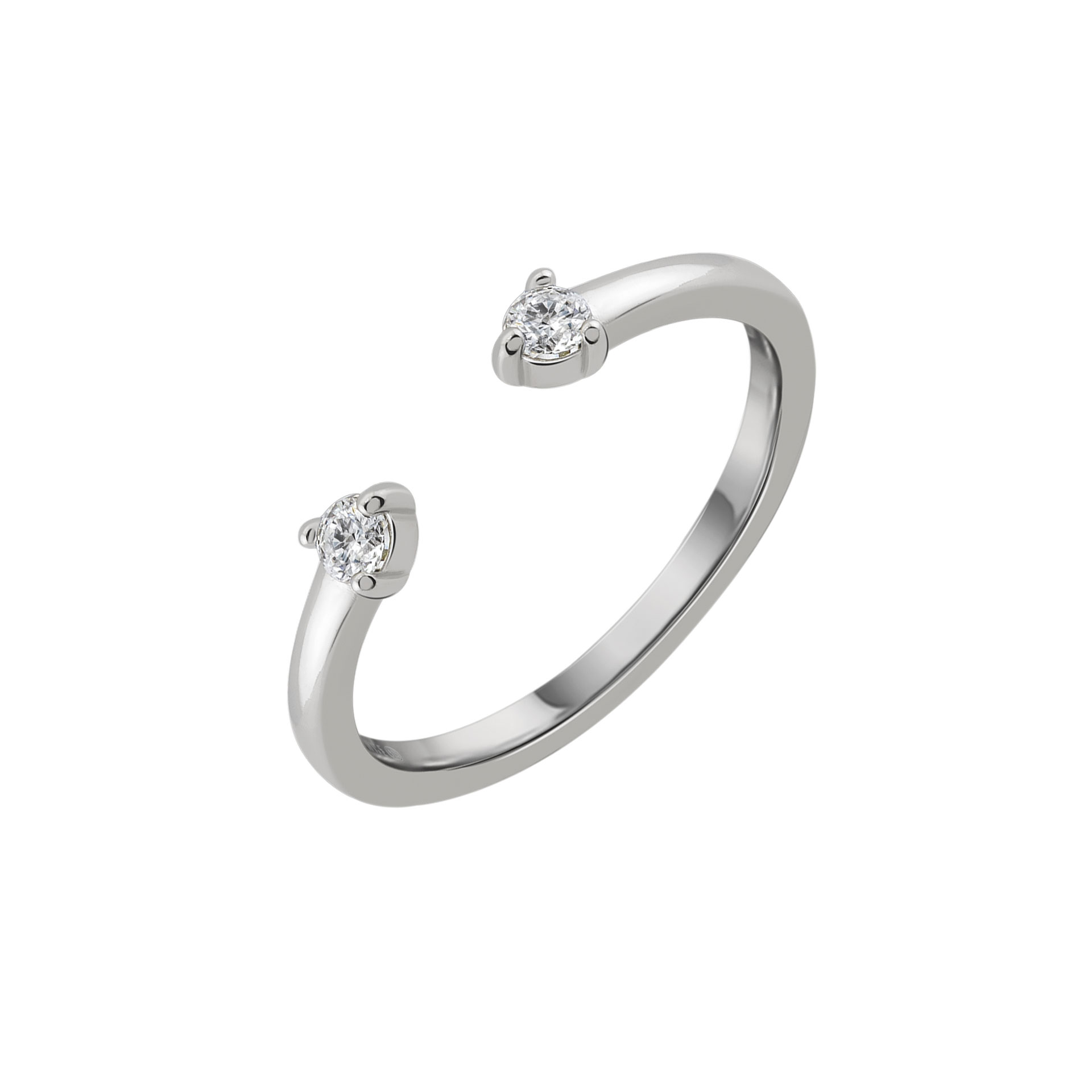 Anillo Classy Open Solitaire