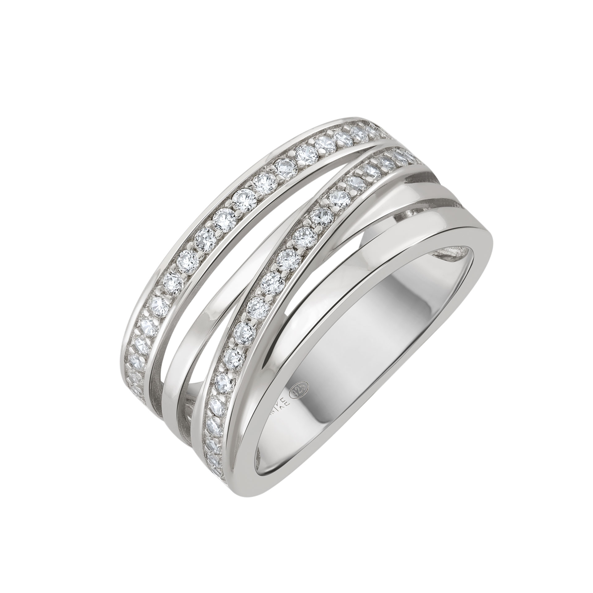 Classy Four Hoops Ring