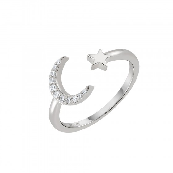 Anillo Matchy Moon & Star
