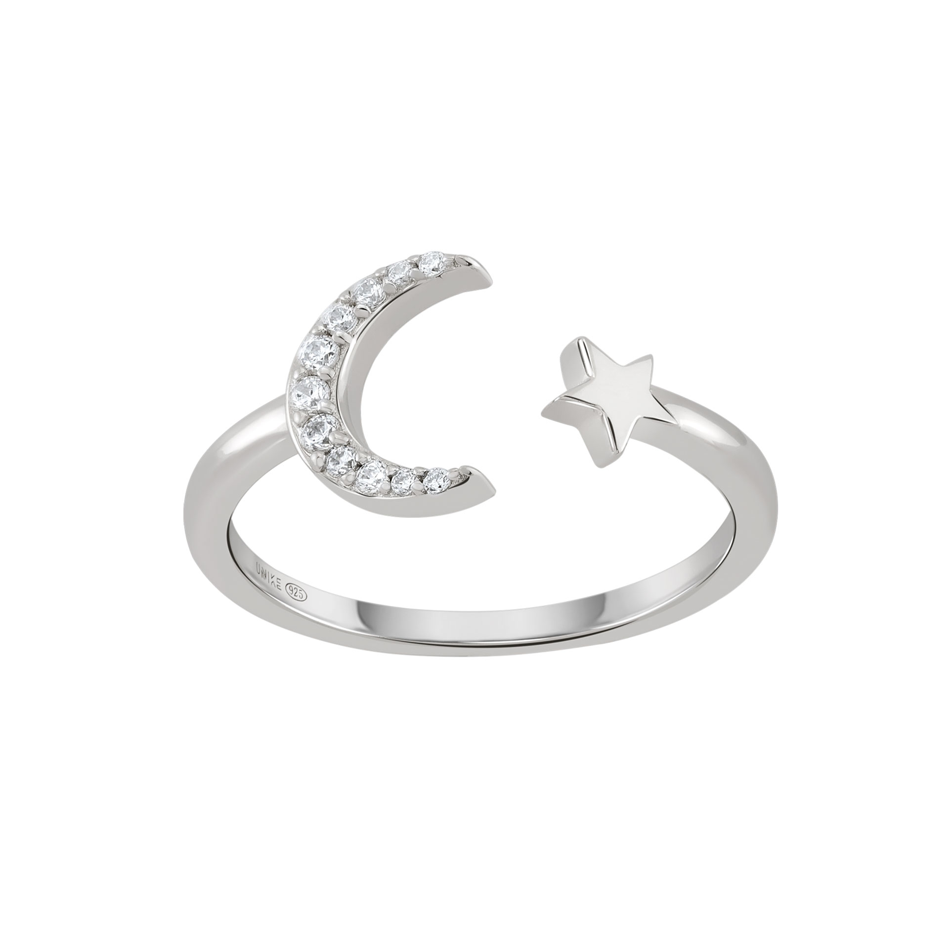 Matchy Moon & Star Ring