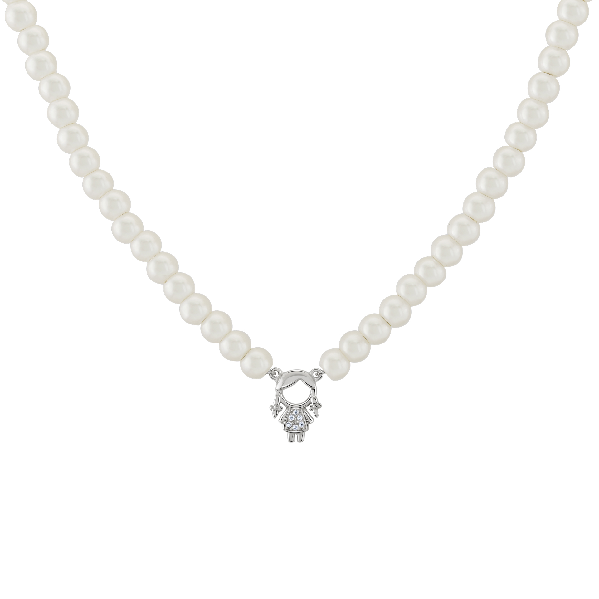 Mum Pearls Girl Necklace