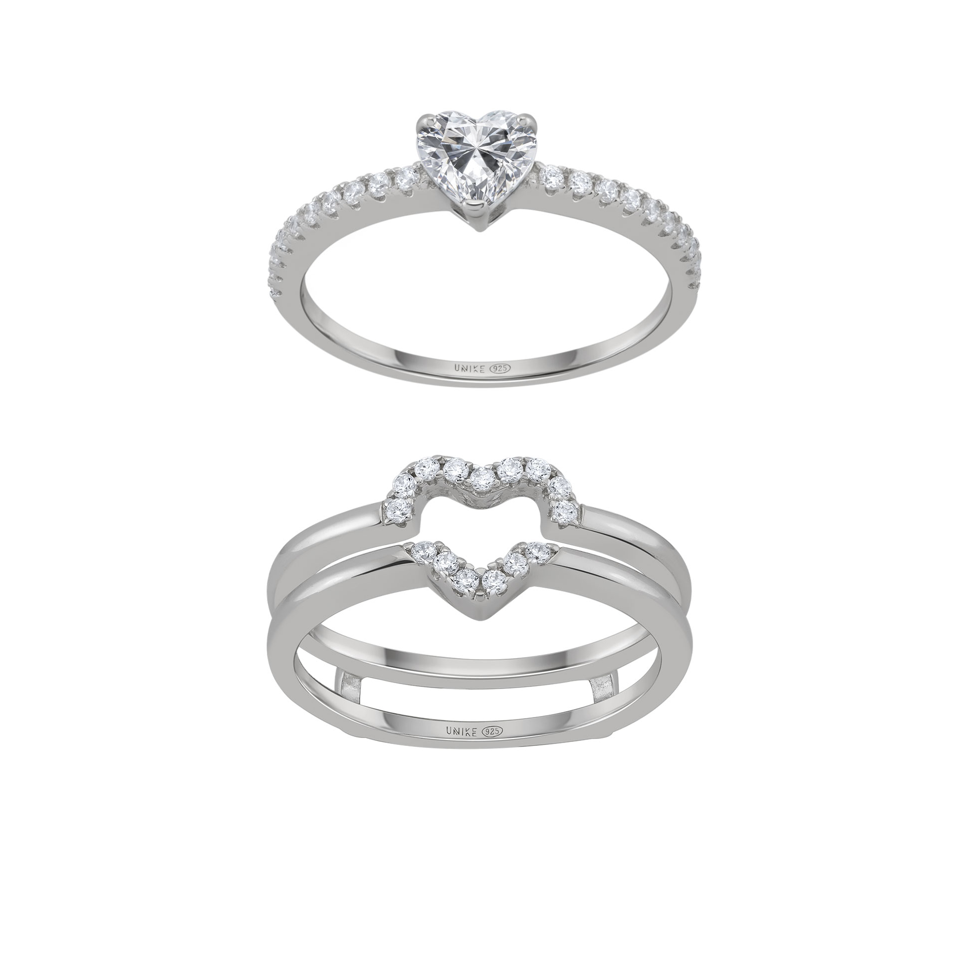 Anillo Mood Double Heart