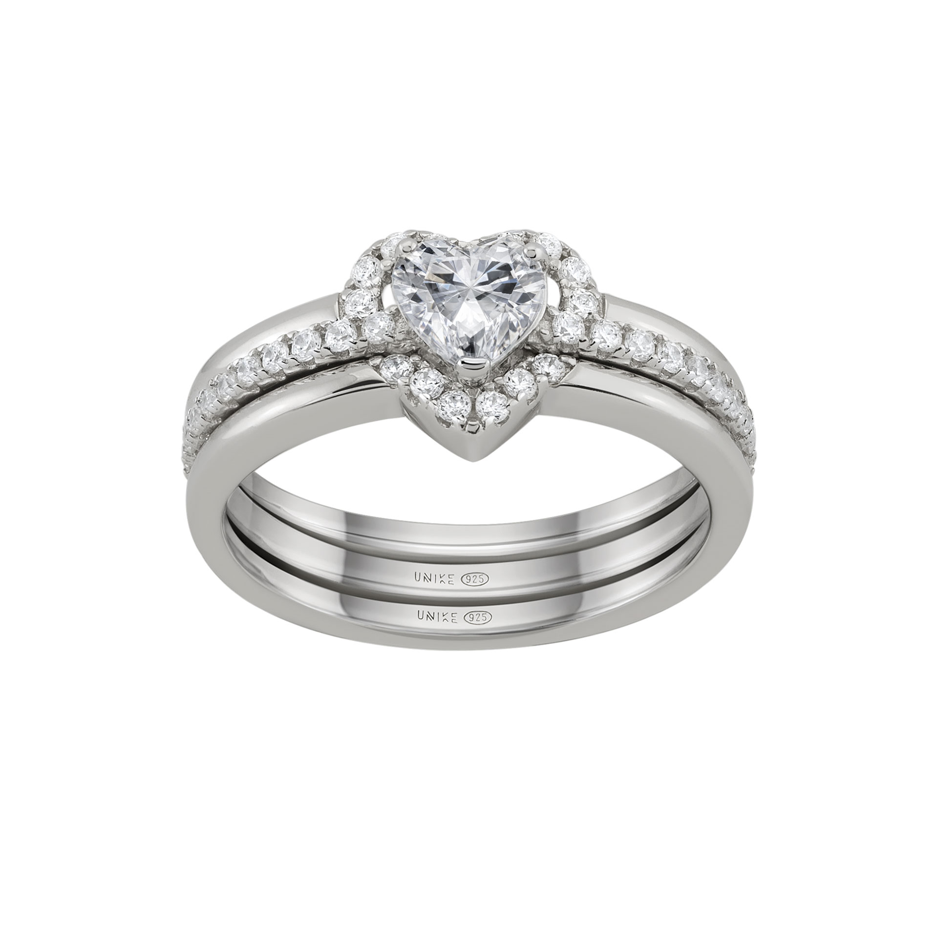 Anillo Mood Double Heart