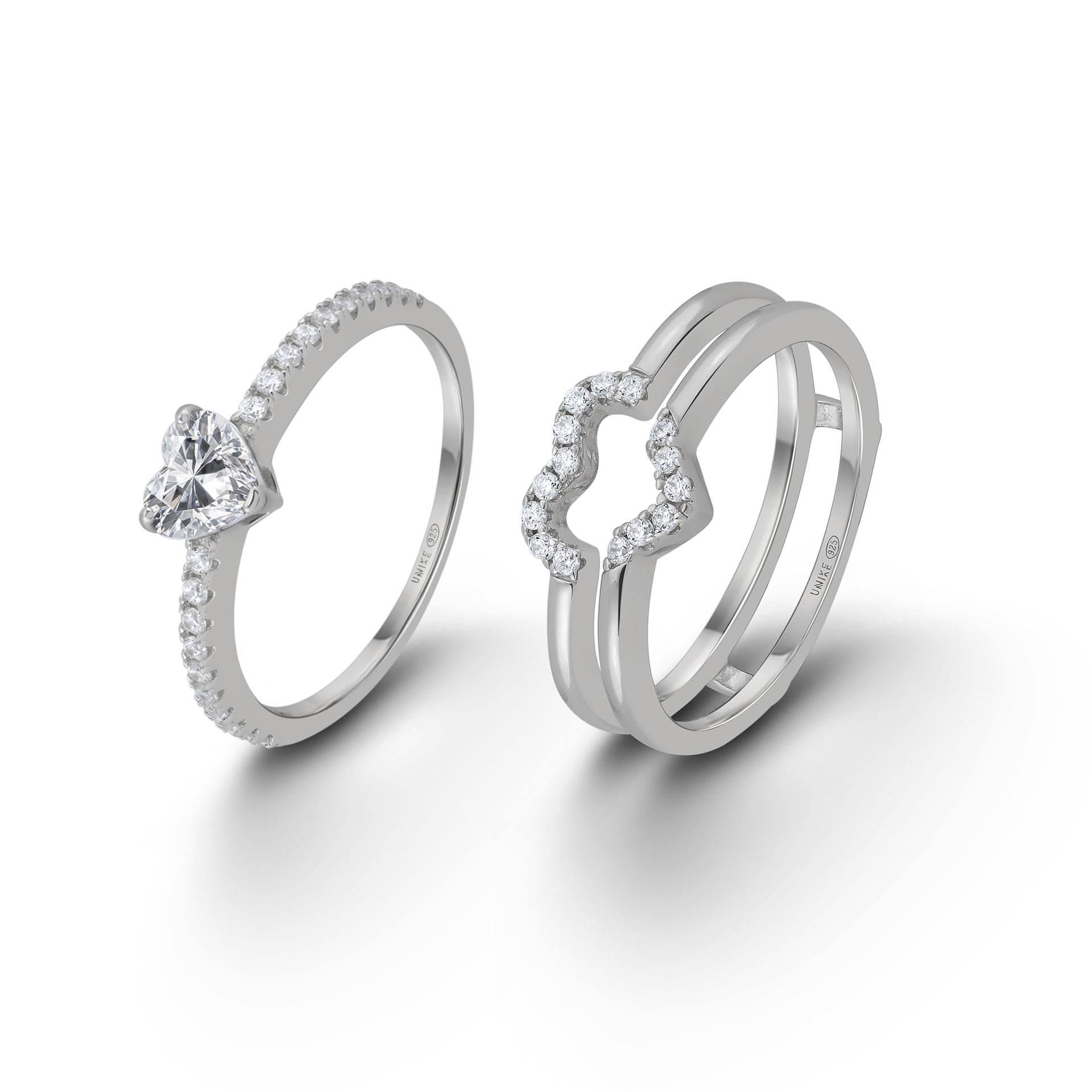 Anillo Mood Double Heart