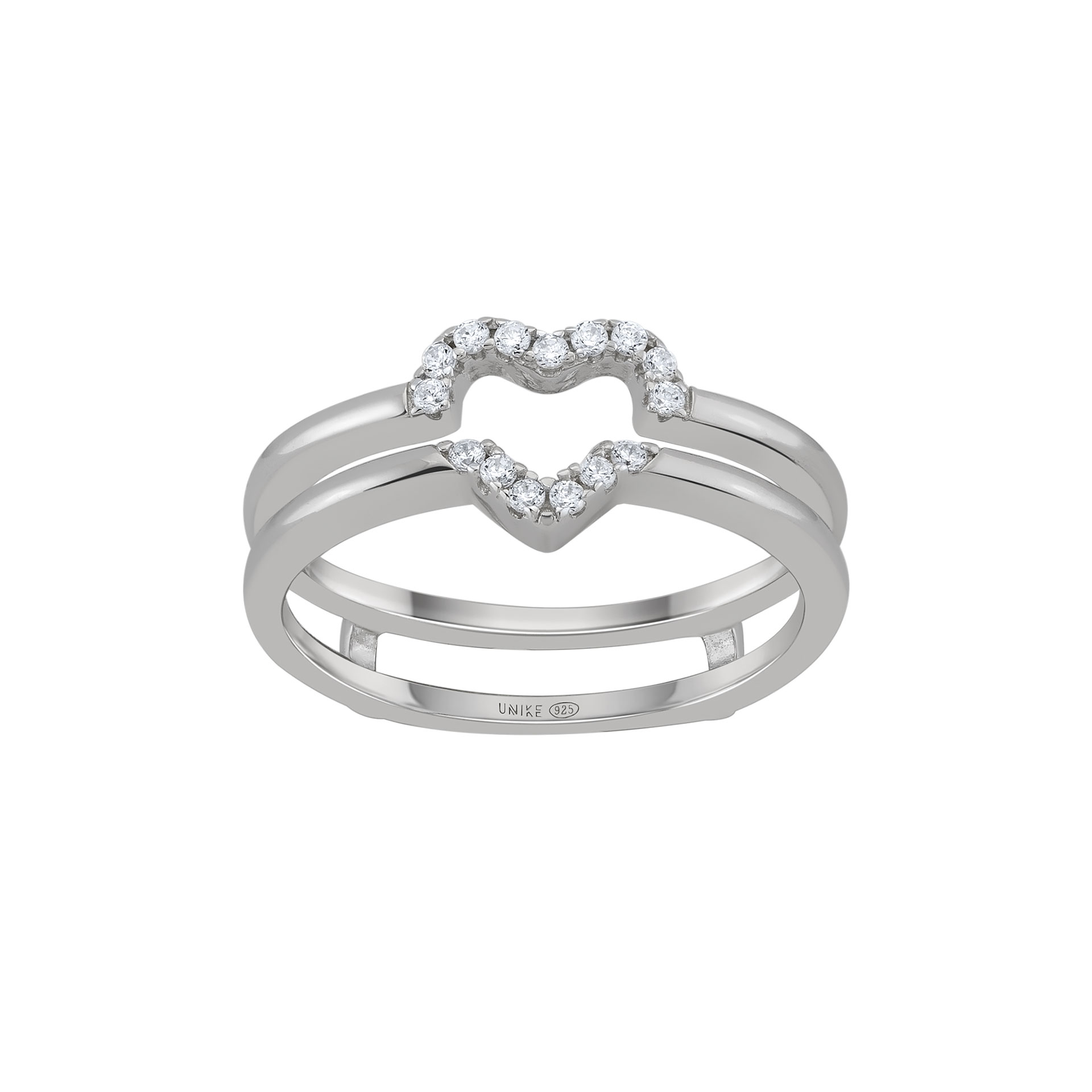 Anillo Mood Double Heart