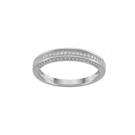 Anillo Classy Solitaire Double