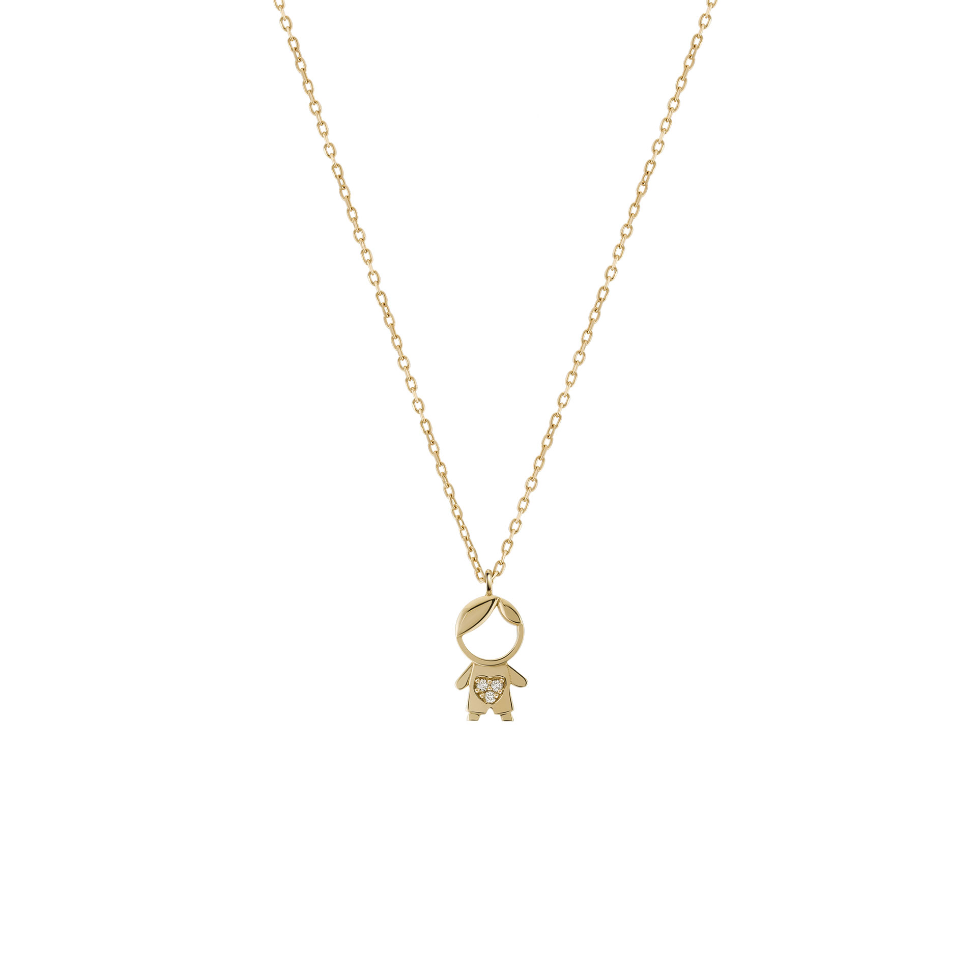 Collar Oro y Diamantes MUM Niño